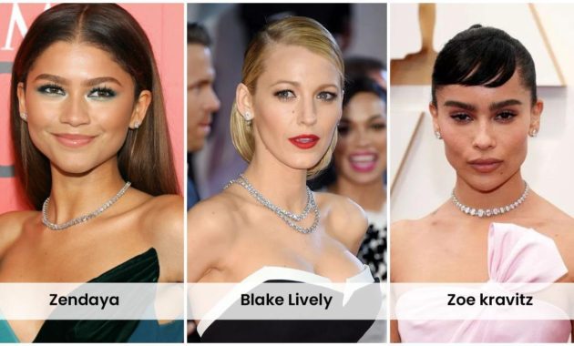 Diamond Necklaces Worn By Famous Celebrities