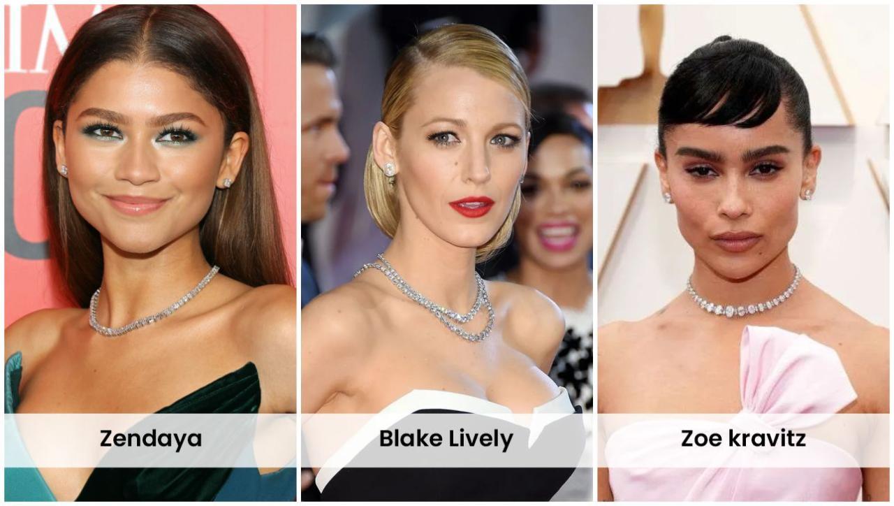 Diamond Necklaces Worn By Famous Celebrities