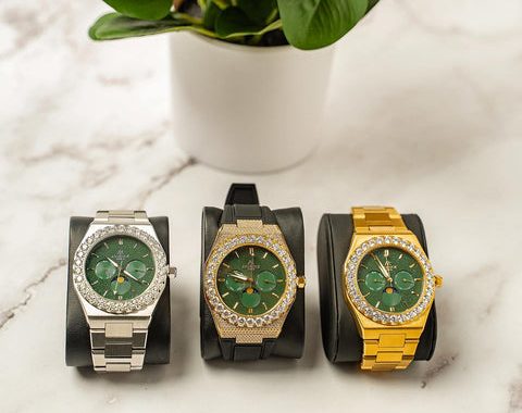 diamond watch for men, Men's diamond-encrusted watches